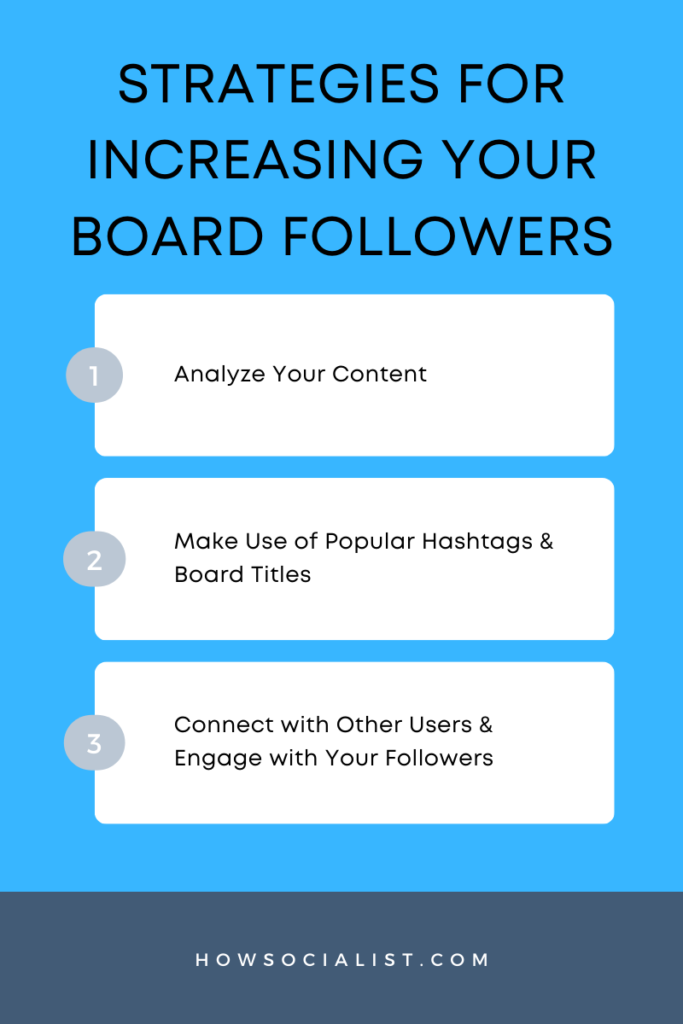 Strategies for Increasing Your Board Followers