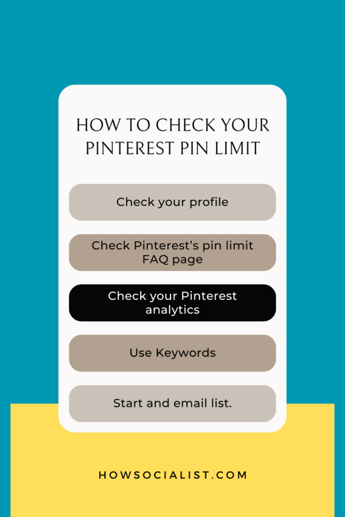 How to Check Your Pinterest Pin Limit